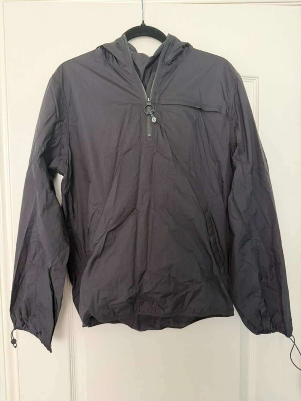 Lululemon Black Packable 3/4 Zip Size M